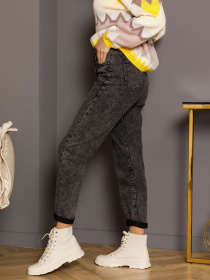 Джинси мом ISSA Plus Модель WN20-225_gray Фото