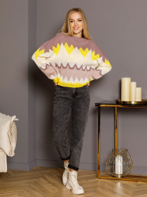 Джинси мом ISSA Plus Модель WN20-225_gray Фото