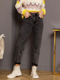 Джинсы мом ISSA Plus модель WN20-225_gray Фото