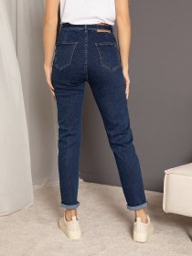 Джинсы мом ISSA Plus модель WN20-222_blue Фото