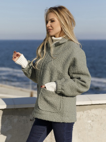 Демисезонная куртка ISSA Plus модель 12978_olive Фото