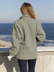 Демисезонная куртка ISSA Plus модель 12978_olive Фото