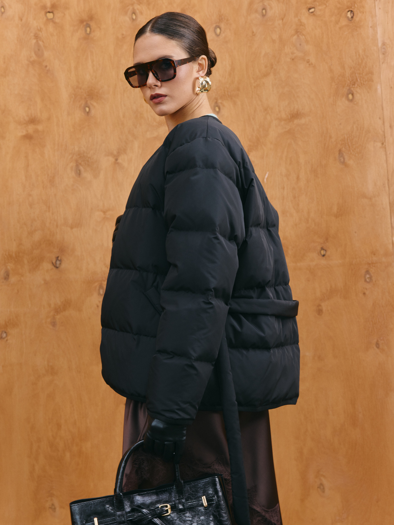 Пуховик MARCHI модель A2025-1bl Фото