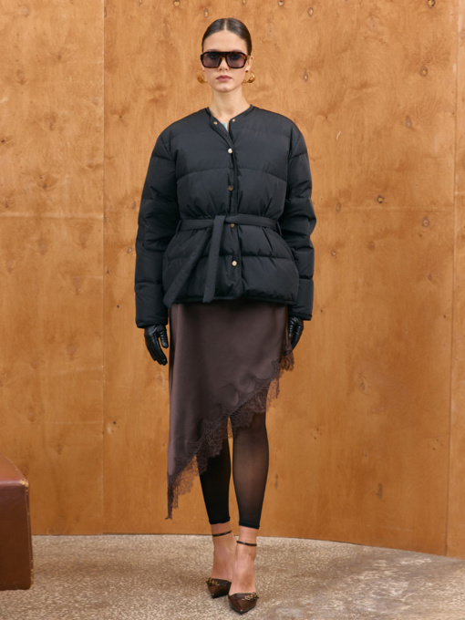 Пуховик MARCHI модель A2025-1bl Фото