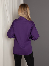Сорочка ISSA Plus модель SA-353_violet Фото