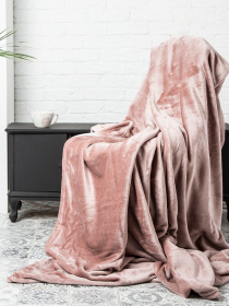Покривало Well Soft пудрового рожевого кольору Powder Ecotton модель 22467 Фото