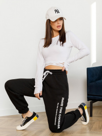 Штаны спортивные ISSA Plus модель 12990_black Фото