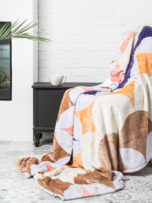 Покривало Well Soft різнокольорове Ecotton модель 21640 Фото