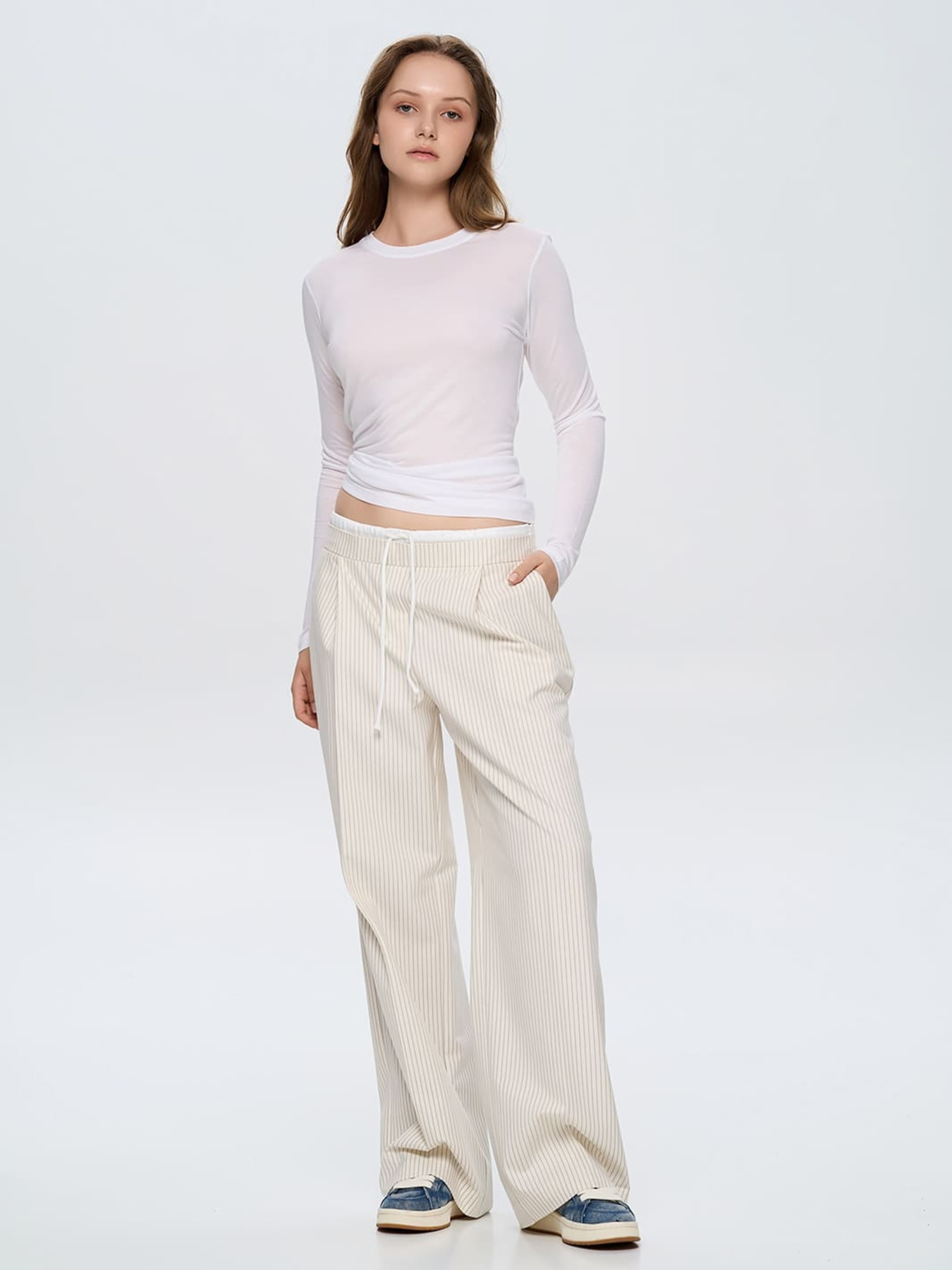 Лонгслив Роза модель 241209_white Фото