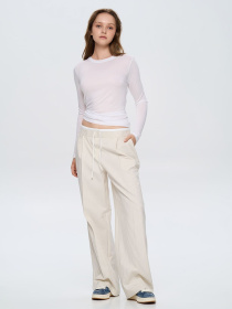 Лонгслив Роза модель 241209_white Фото