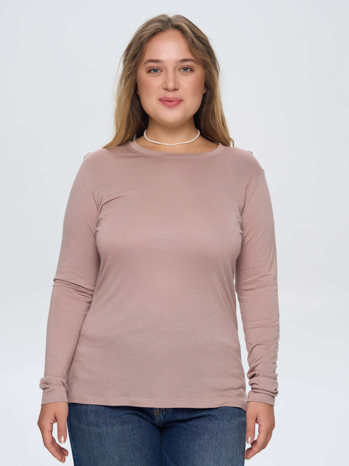 Лонгслив Роза модель 241209_cappuccino Фото