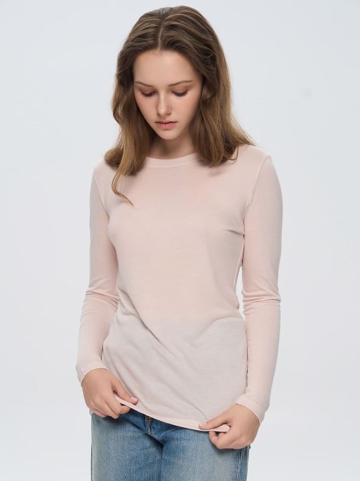 Лонгслив Роза модель 241209_beige Фото