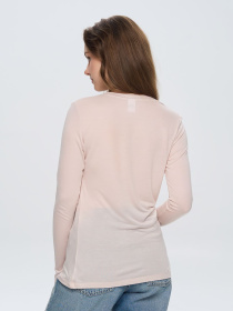 Лонгслів Роза модель 241209_beige Фото