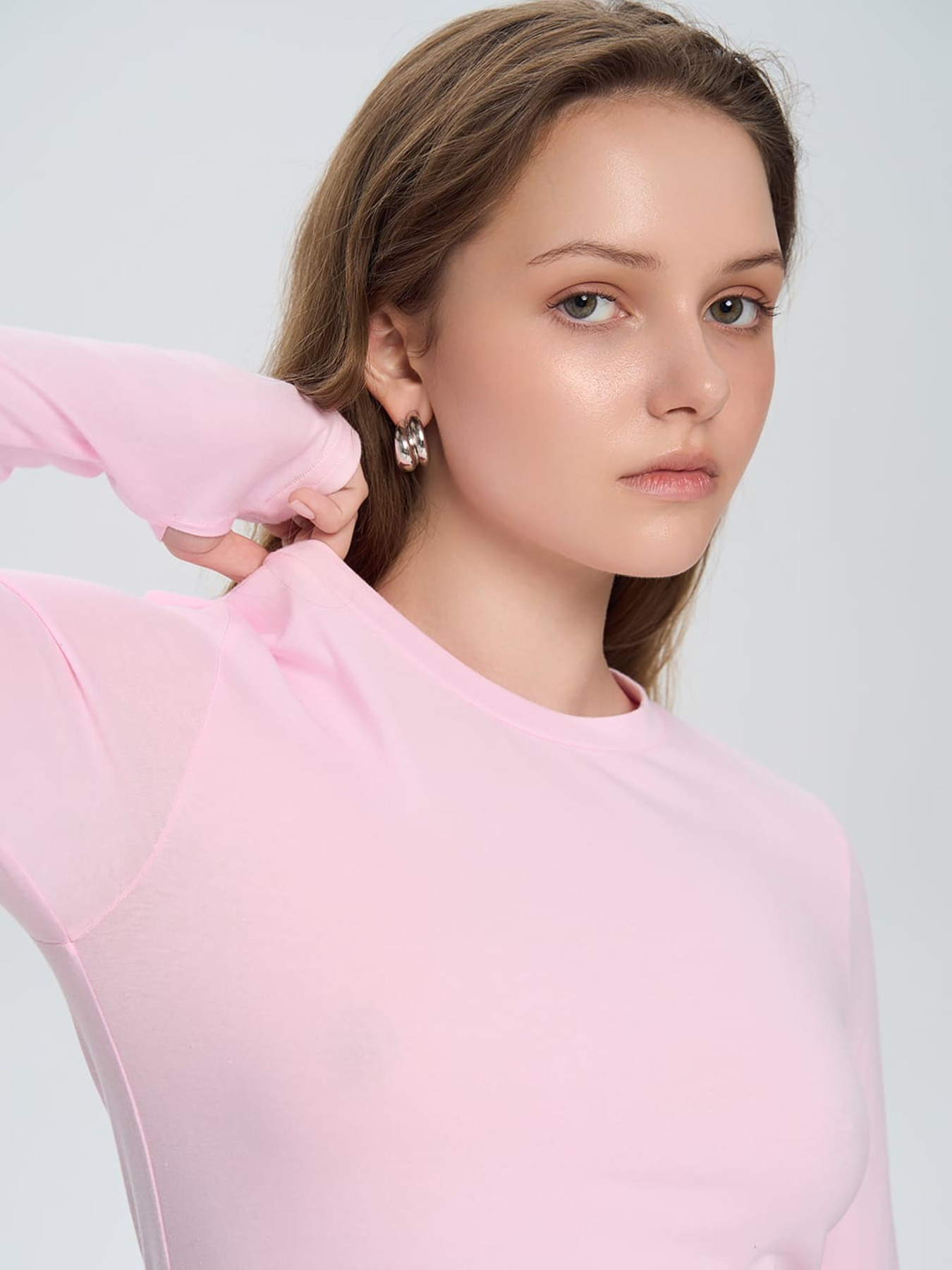 Лонгслив Роза модель 241209_pink Фото