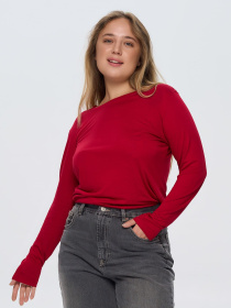 Лонгслив Роза модель 241209_red Фото
