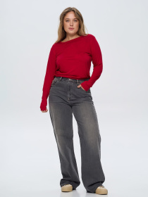 Лонгслив Роза модель 241209_red Фото