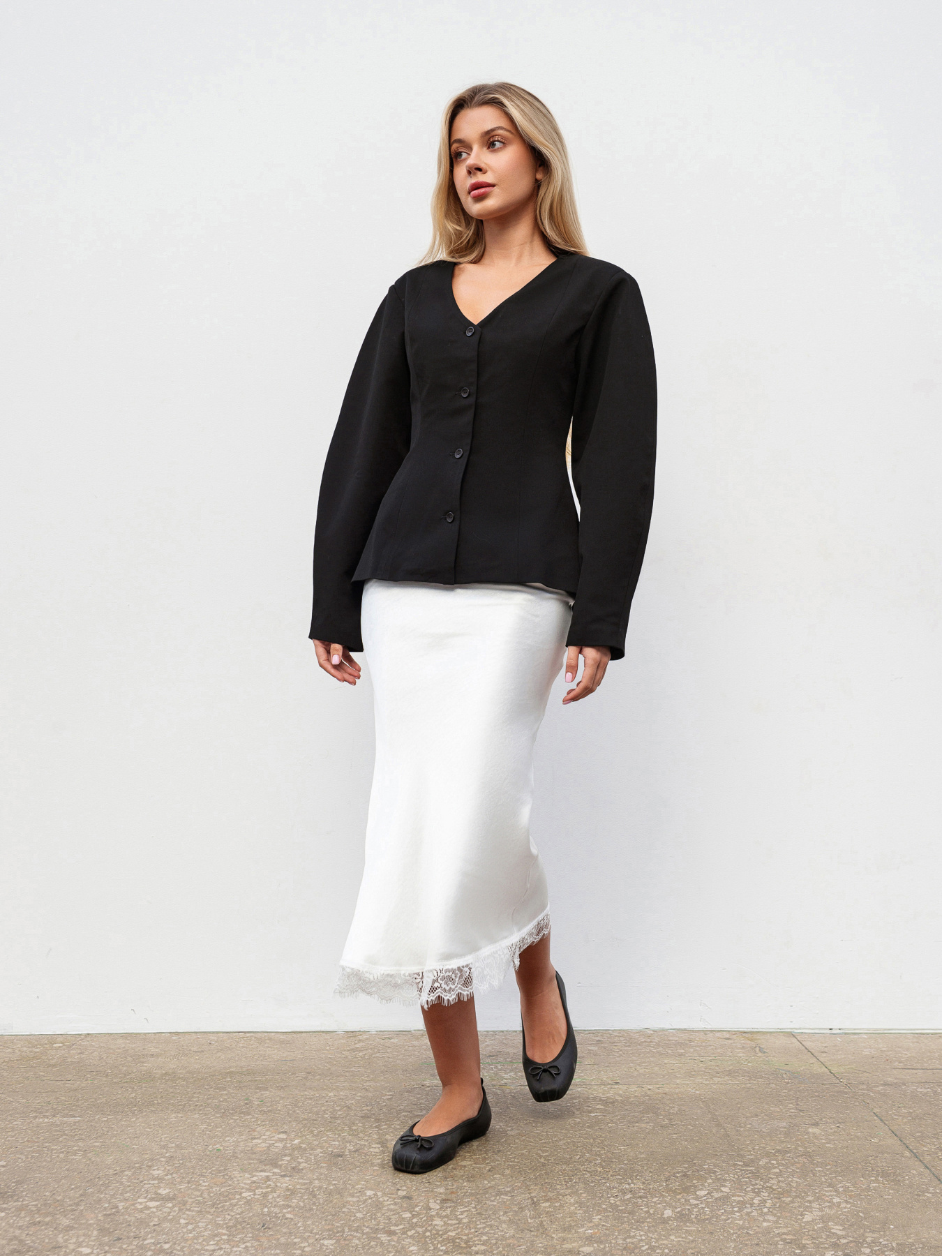 Юбка миди Romashka Глоссі модель 206030405072 Фото