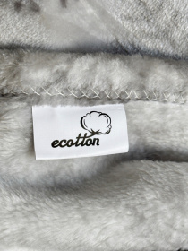 Покрывало Well Soft новогоднее со снежинками Ecotton модель 24180 Фото