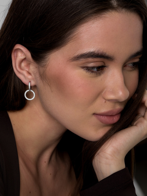 Серьги-подвески Famo модель SER-13595_01 Фото