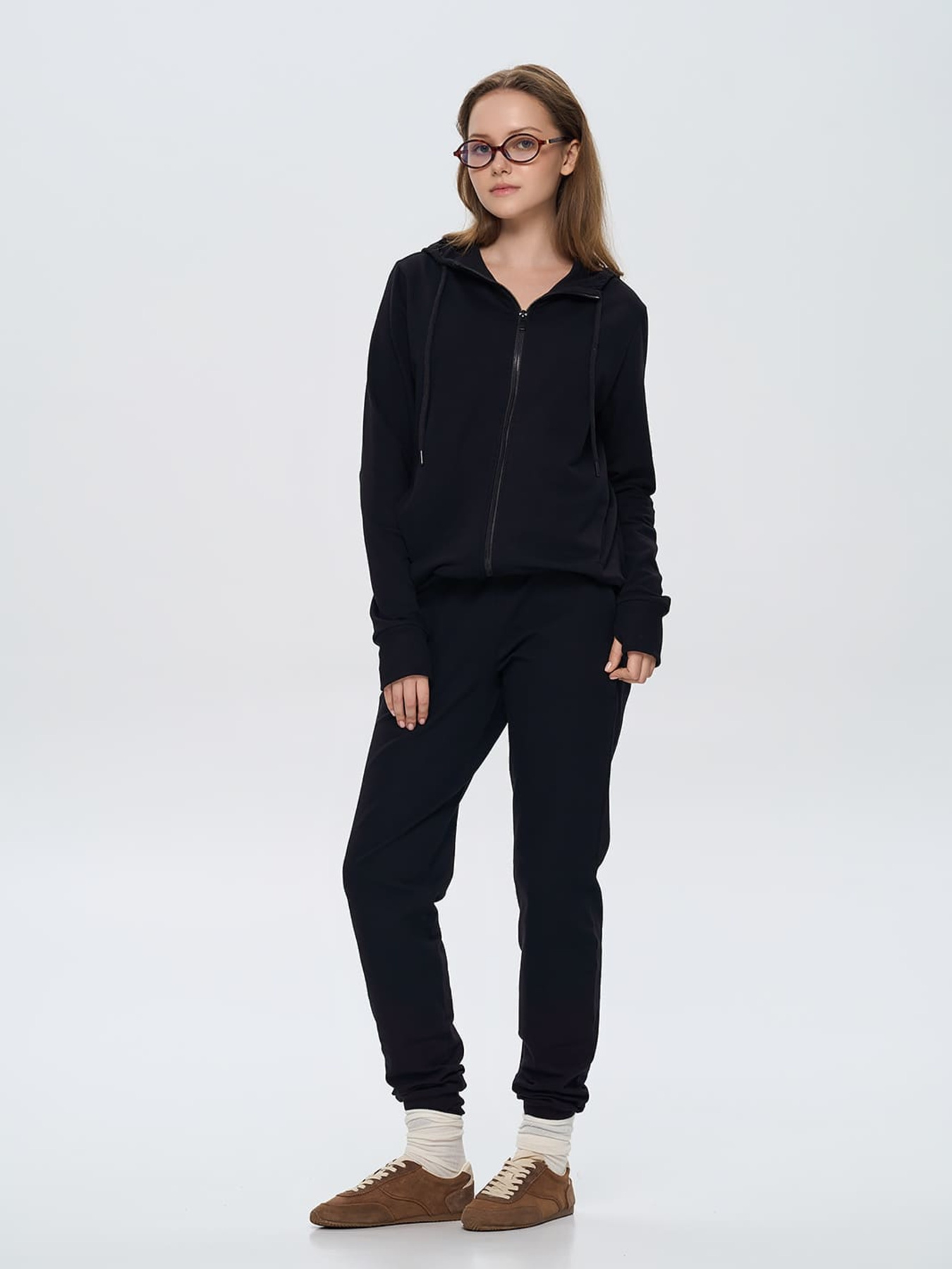 Худи Роза модель 240218_black Фото