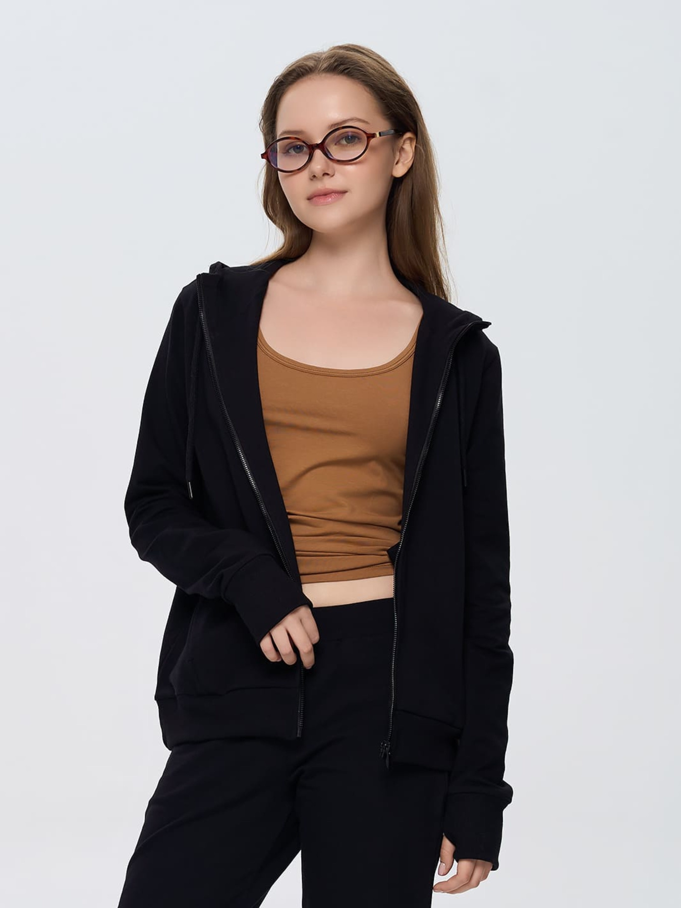 Худи Роза модель 240218_black Фото