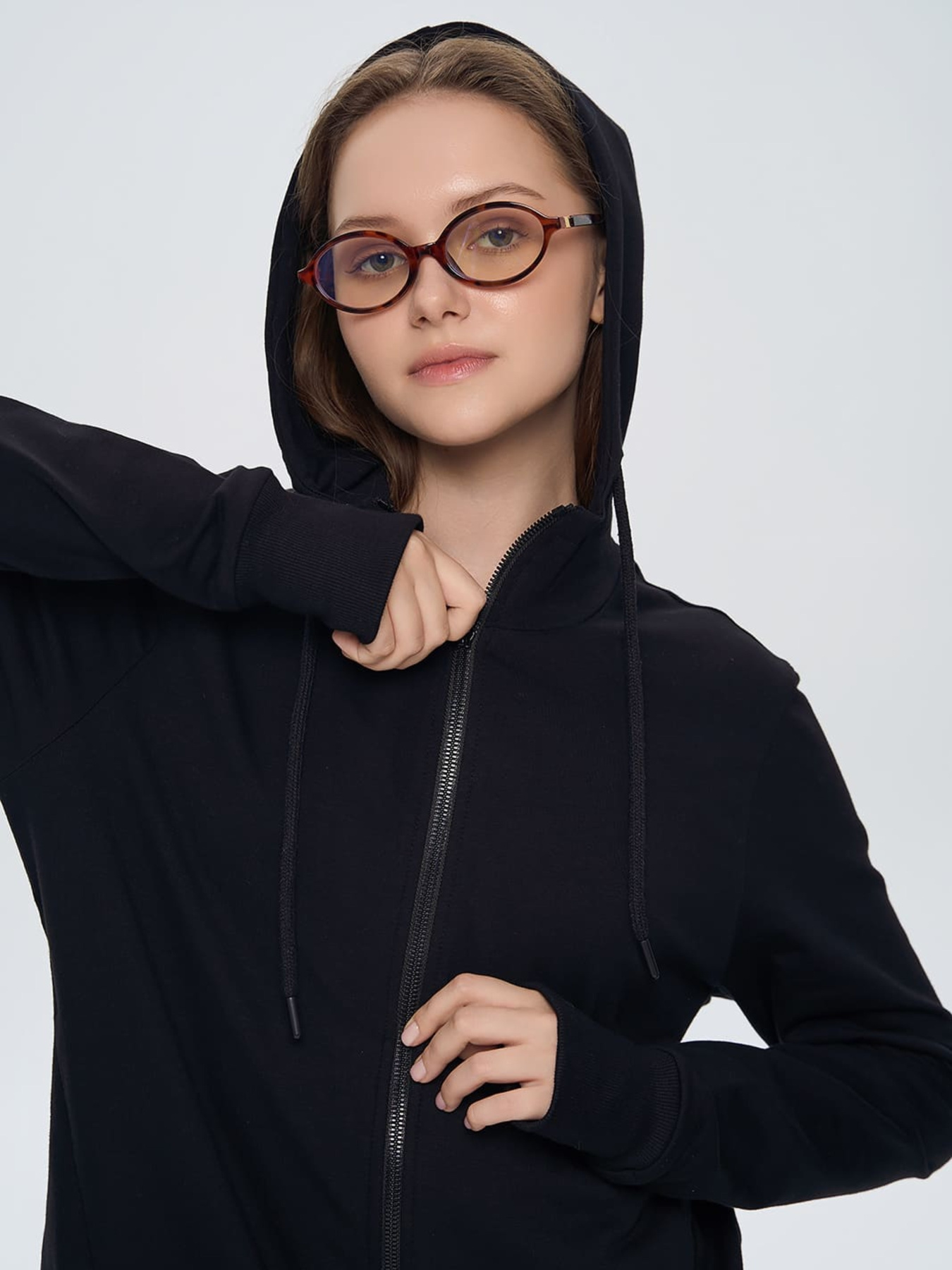 Худи Роза модель 240218_black Фото