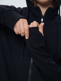 Худи Роза модель 240218_black Фото