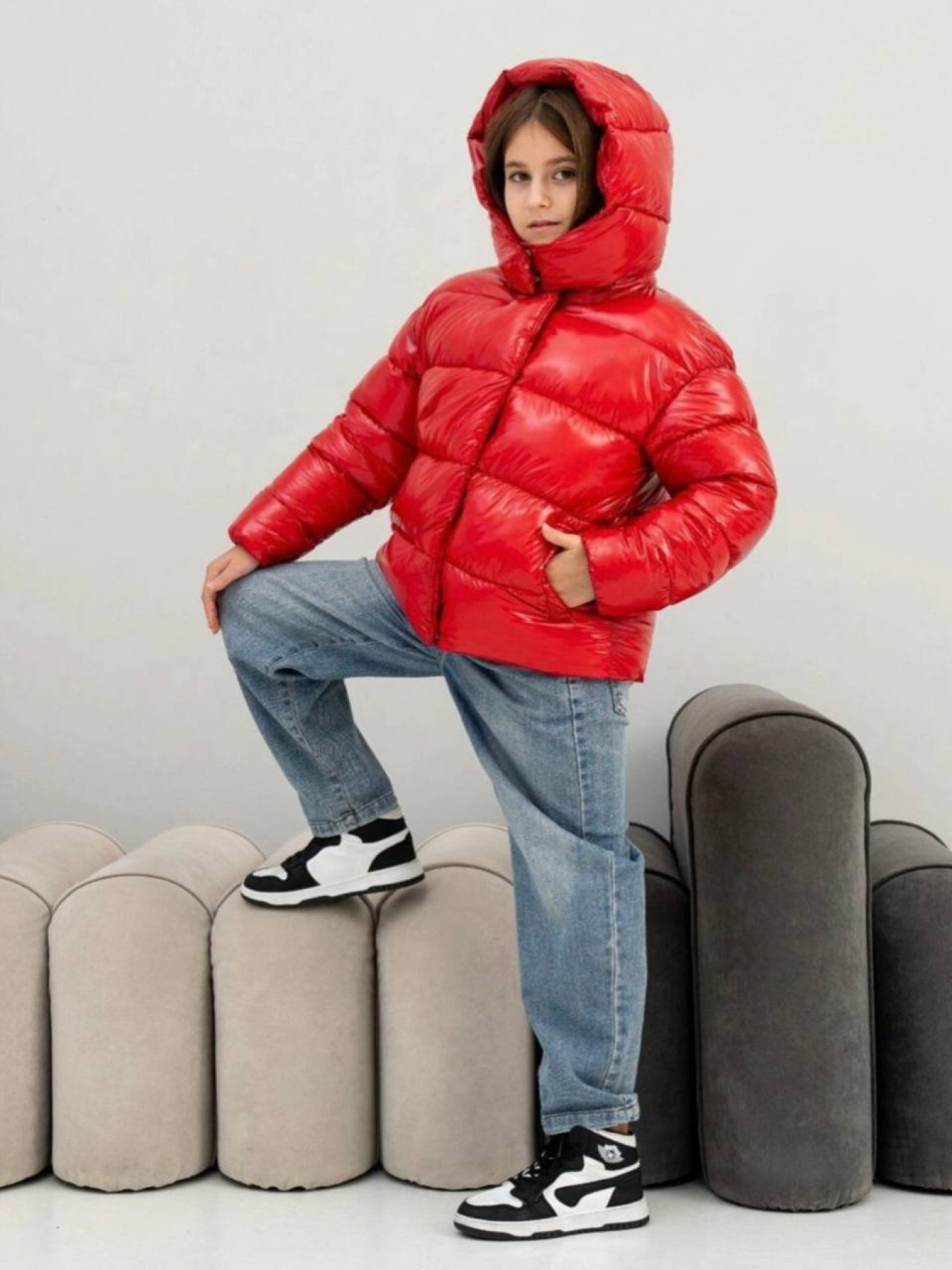 Пуховик UVENTUM модель AN-35-RED Пуховик UVENTUM модель AN-35-RED Фото