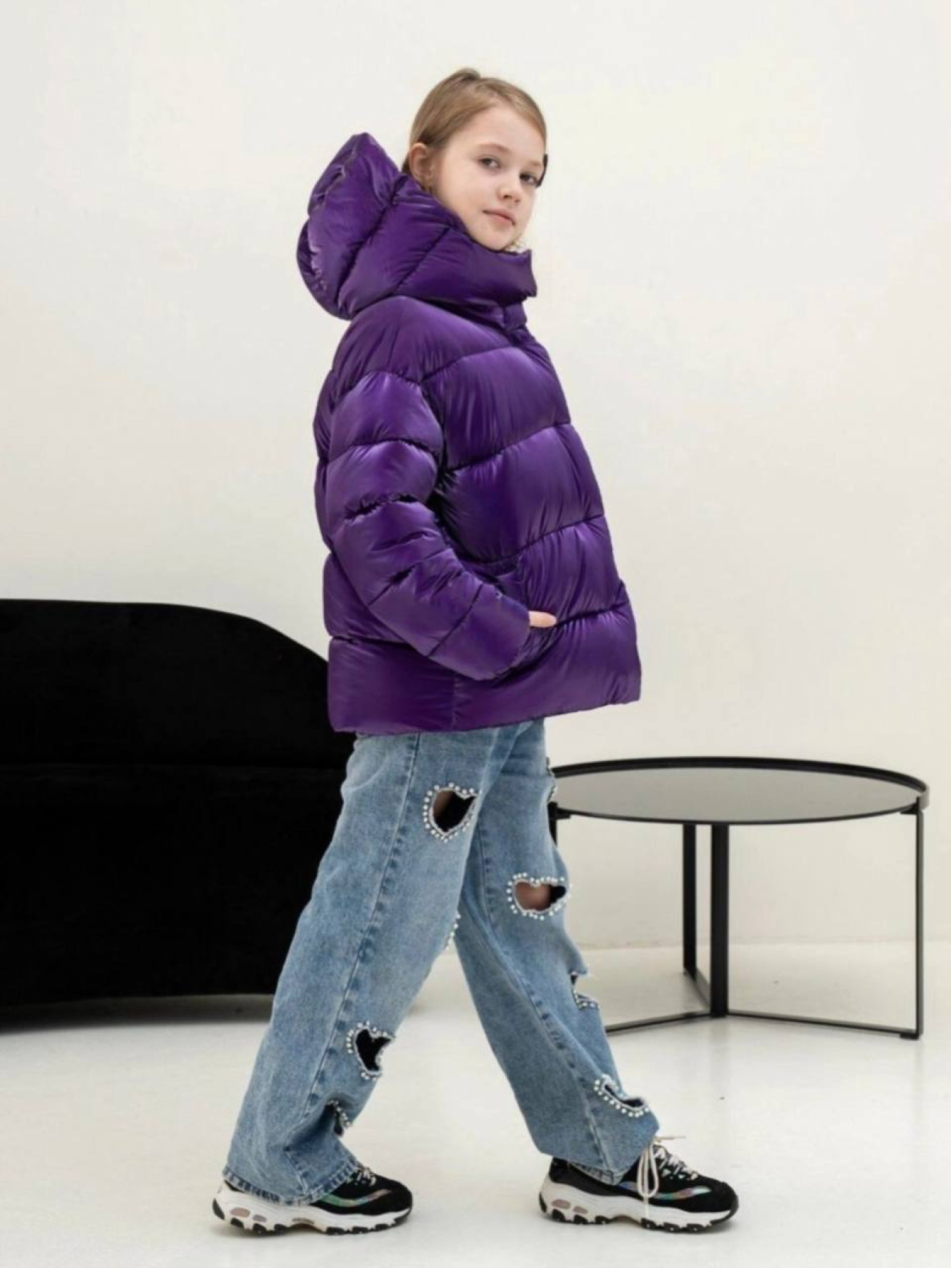 Пуховик UVENTUM модель AN-35-PURP Пуховик UVENTUM модель AN-35-PURP Фото