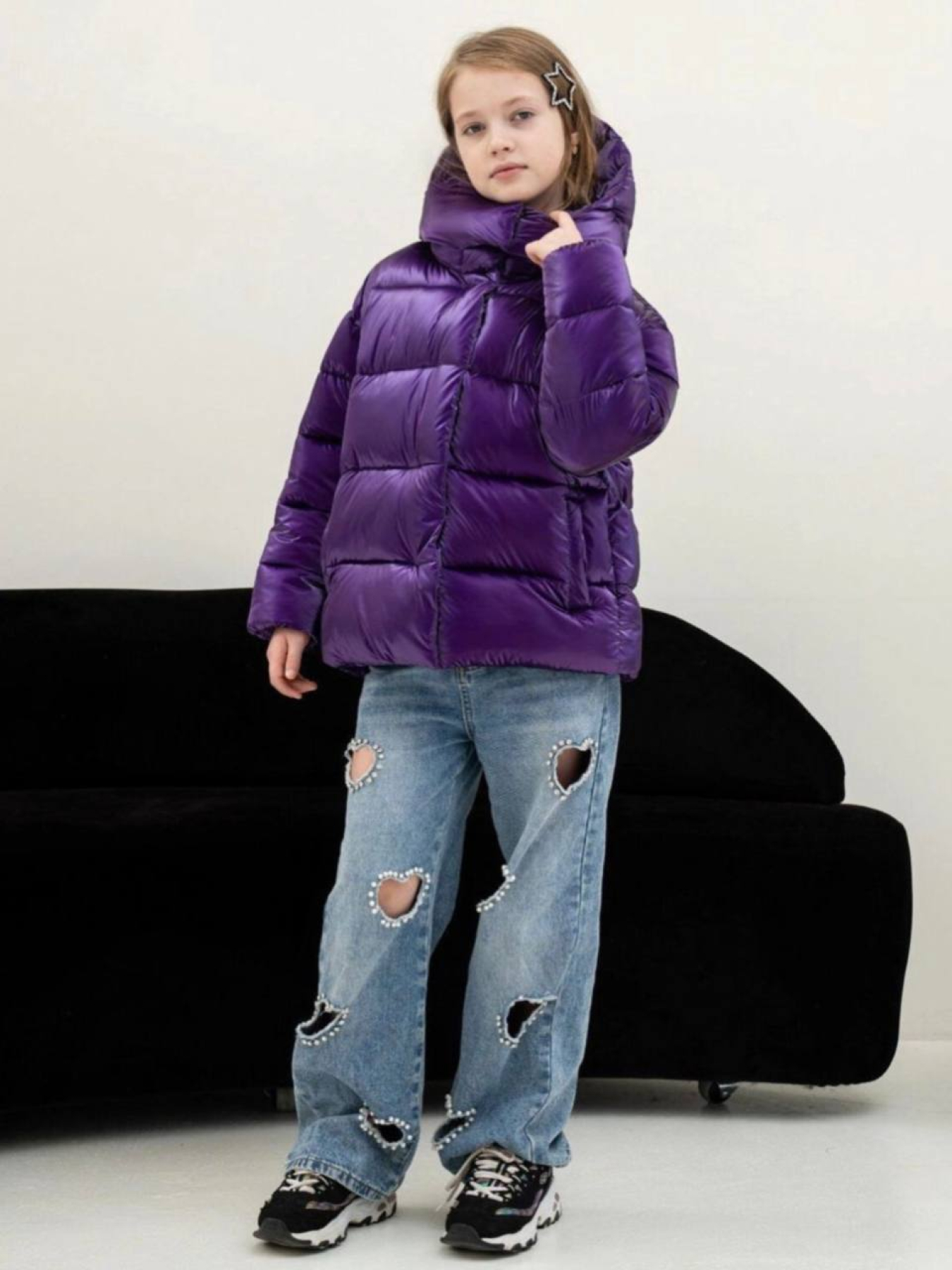 Пуховик UVENTUM модель AN-35-PURP Пуховик UVENTUM модель AN-35-PURP Фото