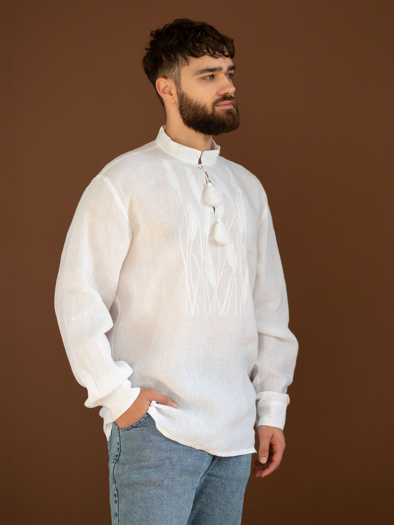 Вышитая рубашка Едельвіка модель 93-24-09 Фото