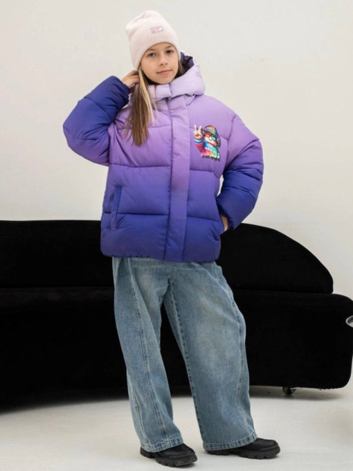 Пуховик UVENTUM Модель AN-37-PURP Фото