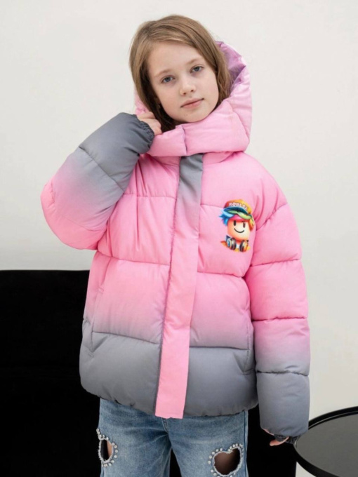 Пуховик UVENTUM Модель AN-37-PINK Фото