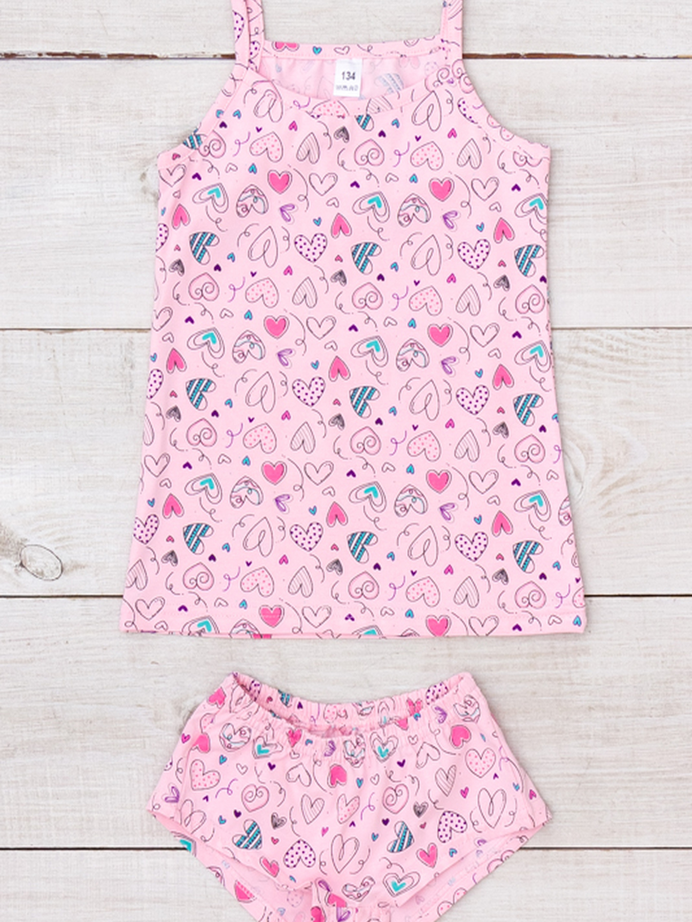 Комплект белья Носи своє модель 6345-043-serdechka-sakura Фото