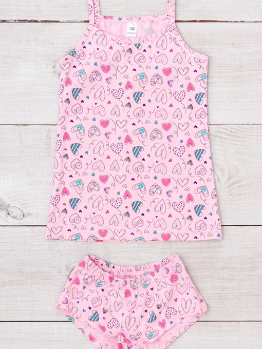 Комплект белья Носи своє модель 6345-043-serdechka-sakura Фото