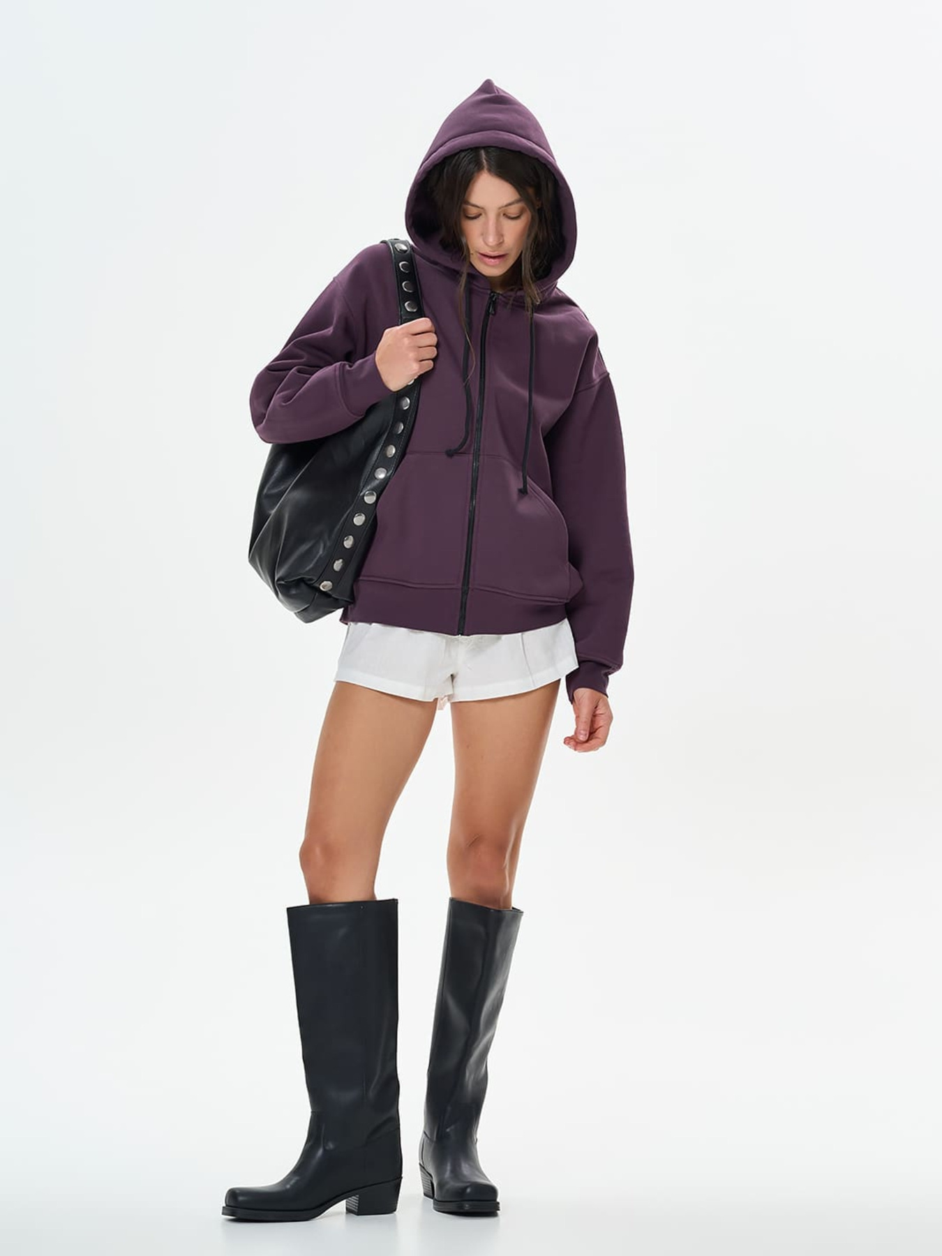 Худи Роза модель 240427_violet Фото