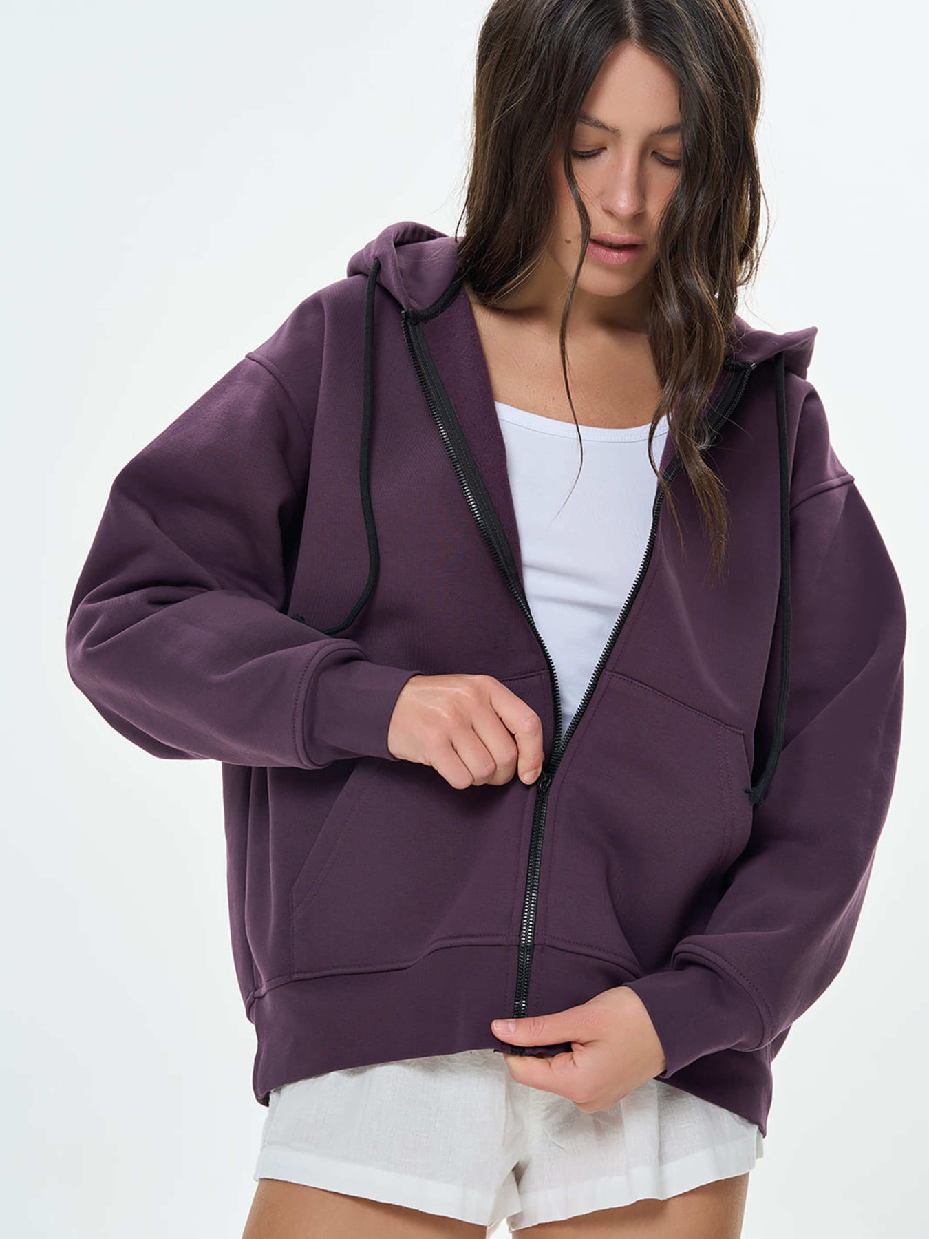 Худи Роза модель 240427_violet Фото