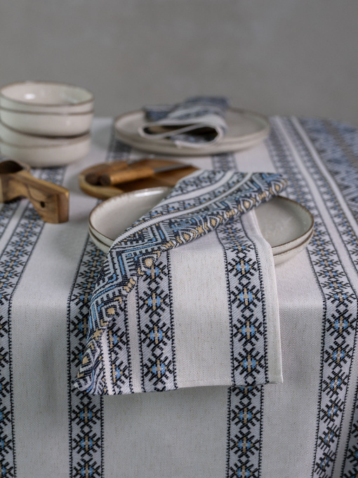 Комплект серветок "Кузьма" 2шт. блакитний Едельвіка модель 469-25-00blue Фото