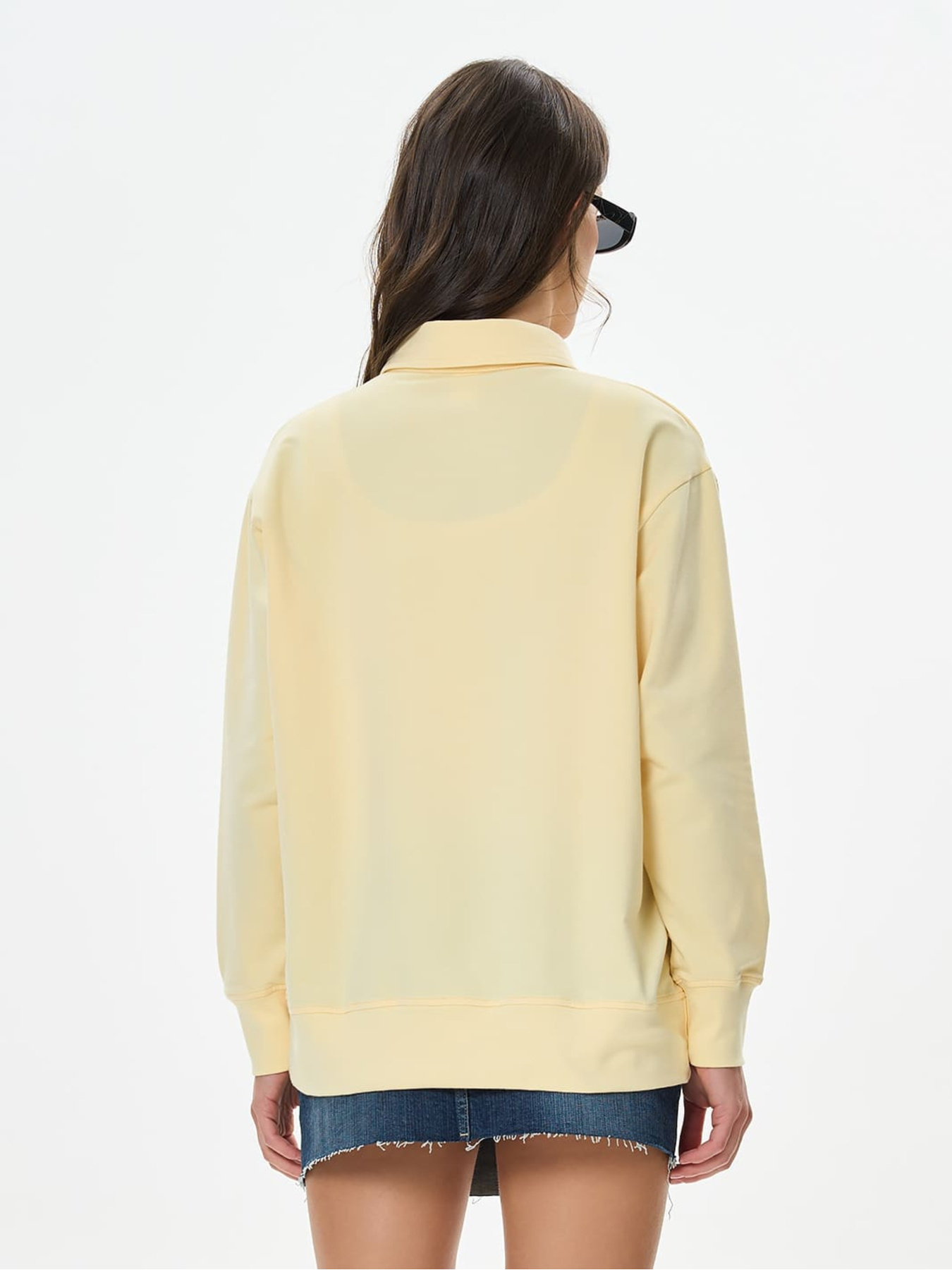 Свитшот Роза модель 241203_yellow Фото