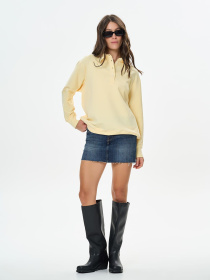 Свитшот Роза модель 241203_yellow Фото