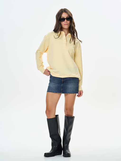 Свитшот Роза модель 241203_yellow Фото