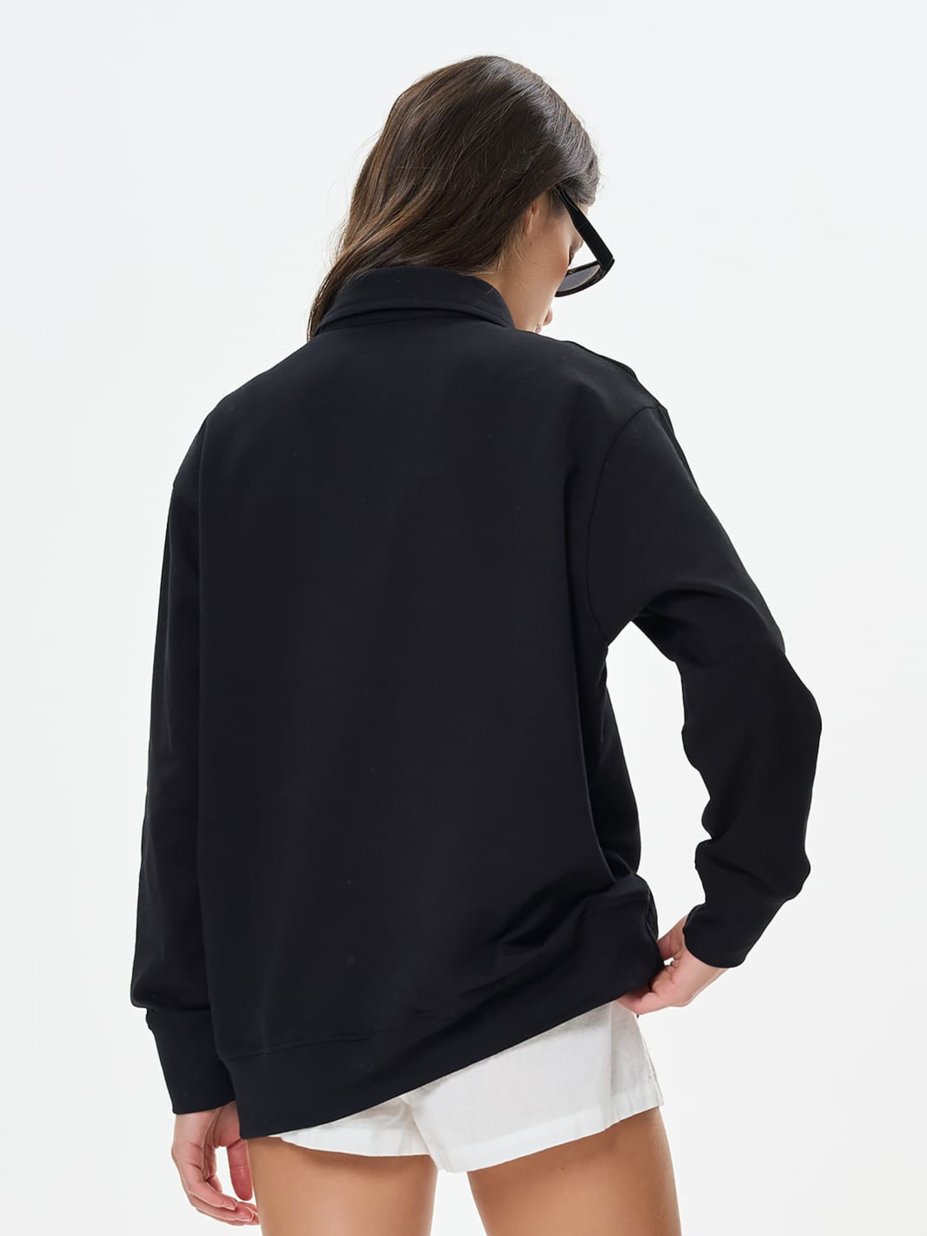 Свитшот Роза модель 241203_black Фото