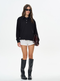 Свитшот Роза модель 241203_black Фото