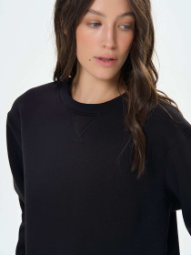 Свитшот Роза модель 240428_black Фото