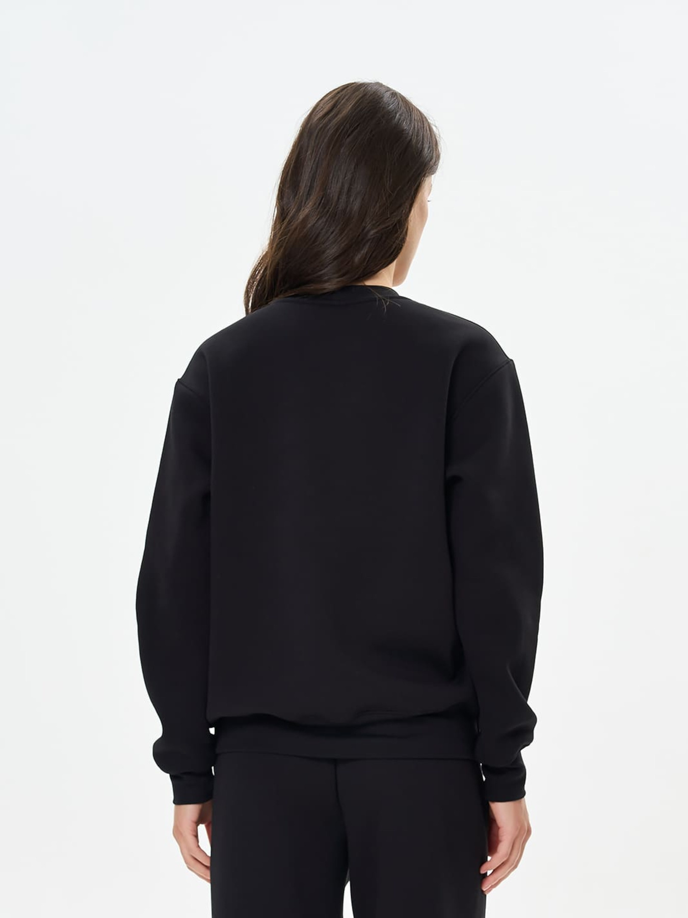 Свитшот Роза модель 240428_black Фото