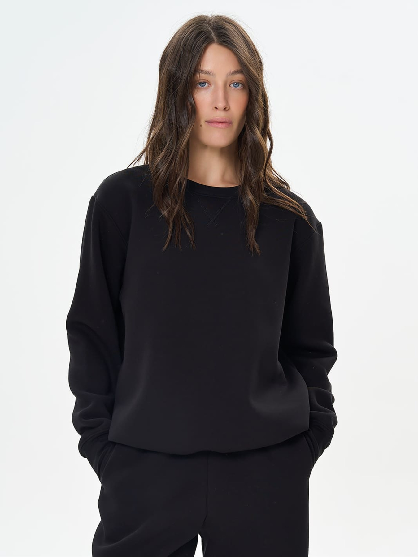 Свитшот Роза модель 240428_black Фото