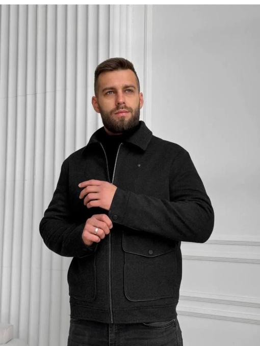 Пальто с утеплителем UVENTUM модель 122-DVL-BLC Фото