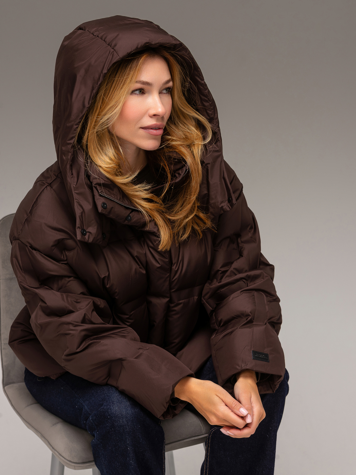 Зимняя куртка YIMOSIS модель 1038-brown Фото