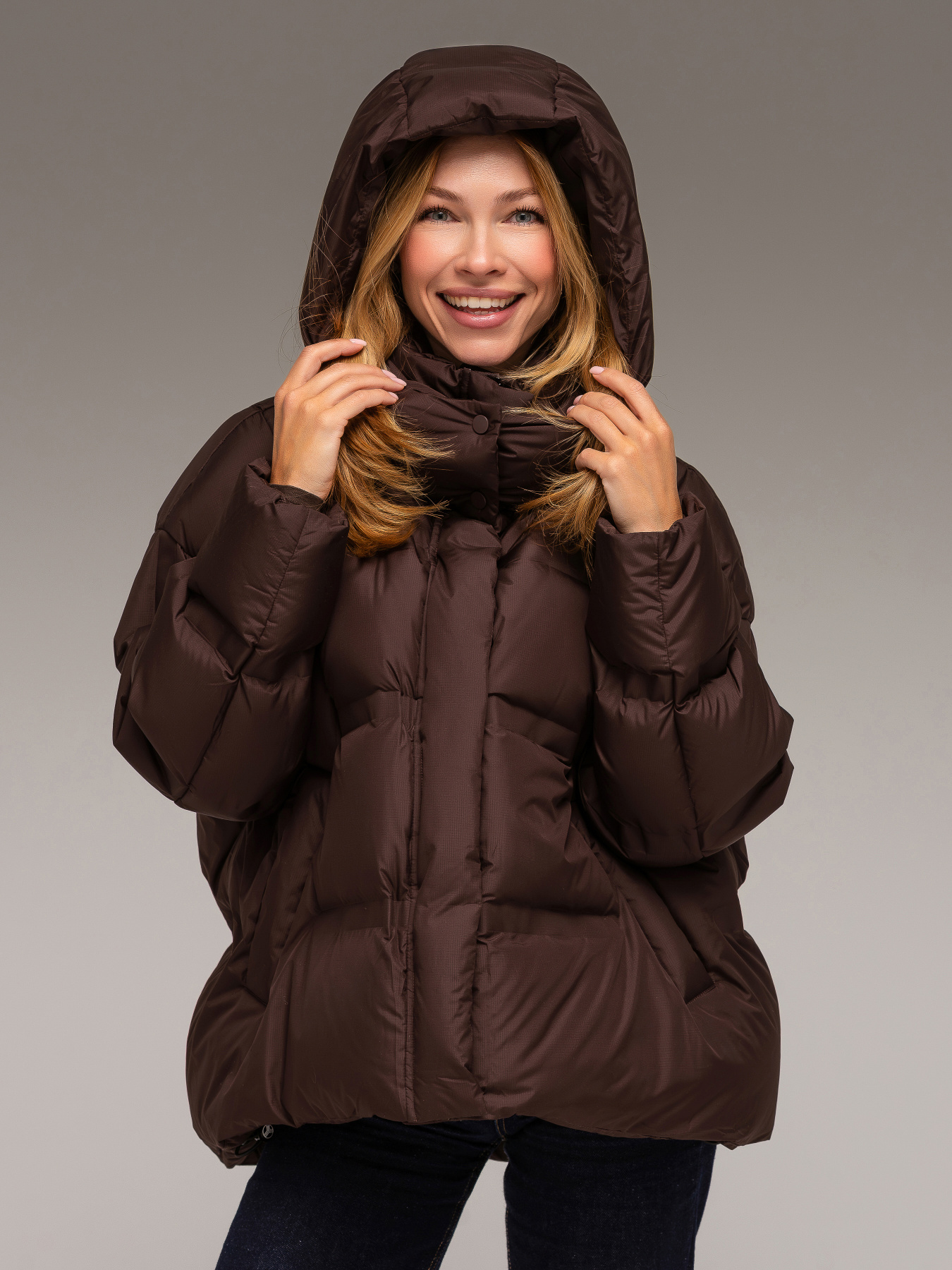 Зимова куртка YIMOSIS модель 1038-brown Фото