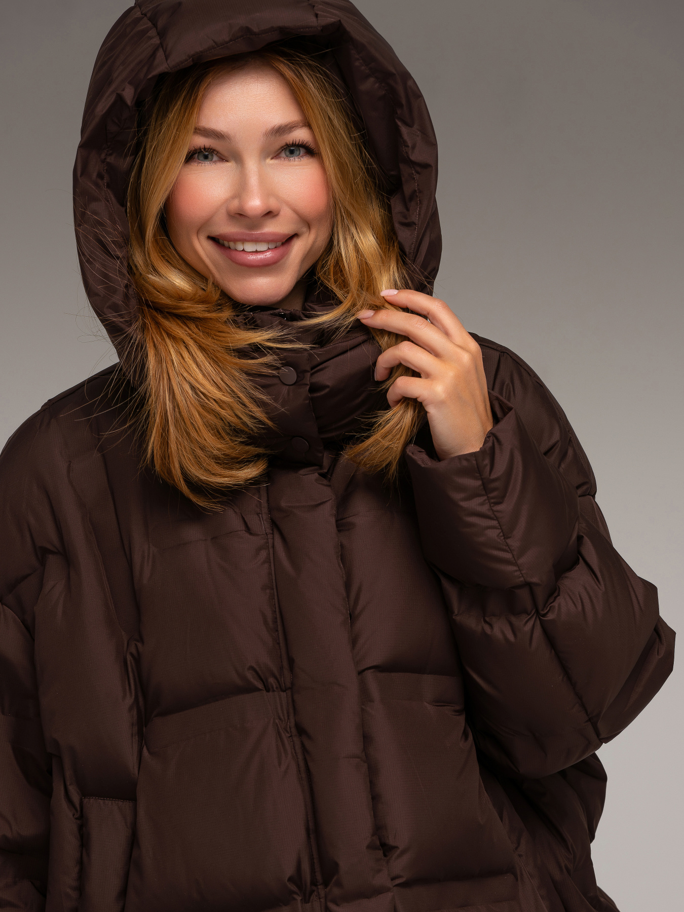 Зимова куртка YIMOSIS модель 1038-brown Фото